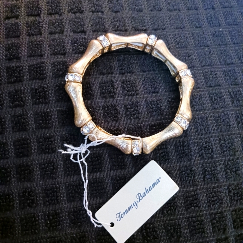 Tommy Bahama Gold Bamboo-Style Bracelet